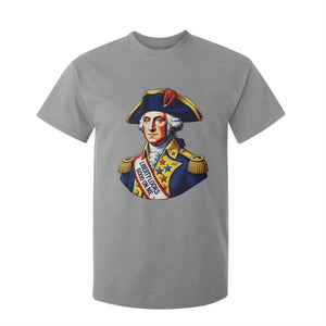 George Washington Patriotic History Graphic T Shirt For Kid Liberty Looks Good On Me 4th of July Founding Father Humor