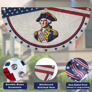 George Washington History Graphic Patriotic Fan Flag Liberty Looks Good On Me 4th of July Founding Father Humor