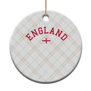 Vintage England Flag Pride Ceramic Ornament Patriotic St Georges Cross Heritage