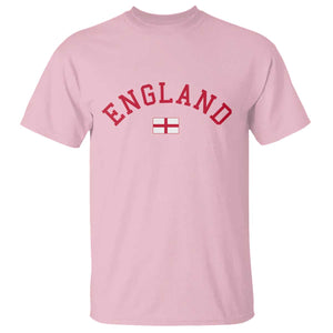 Vintage England Flag Pride T Shirt Patriotic St Georges Cross Heritage