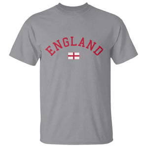 Vintage England Flag Pride T Shirt Patriotic St Georges Cross Heritage
