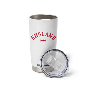 Vintage England Flag Pride Tumbler Cup Patriotic St Georges Cross Heritage