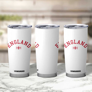 Vintage England Flag Pride Tumbler Cup Patriotic St Georges Cross Heritage