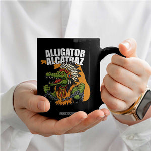 Native Alligator Alcatraz Coffee Mug Florida Gator Break The Chain TS02 Print Your Wear