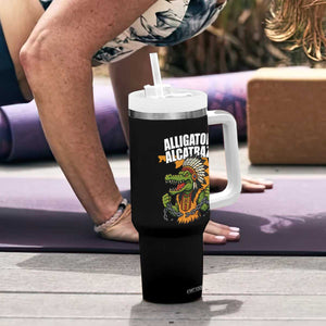 Native Alligator Alcatraz Tumbler With Handle Florida Gator Break The Chain TS02 Print Your Wear
