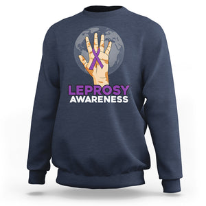 Leprosy Awareness Sweatshirt TS02 Navy Printyourwear