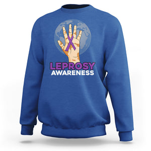 Leprosy Awareness Sweatshirt TS02 Royal Blue Printyourwear