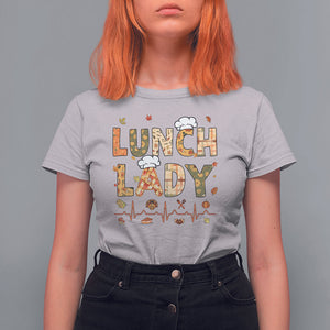Welcome Back To School Cafeteria Crew Lunch Lady T Shirt For Women TS02 Ice Gray Printyourwear