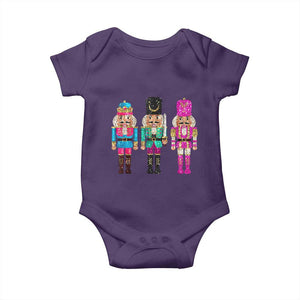 Christmas Nutcracker Baby Onesie Sequin Sparklle Festive Xmas Vintage TS02 Purple Print Your Wear