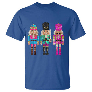 Christmas Nutcracker T Shirt Sequin Sparklle Festive Xmas Vintage TS02 Royal Blue Print Your Wear