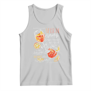Aperol Spritz Tank Top Cocktail Recipe Drinking Lover Gift TS02 Ash Print Your Wear