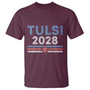 Tulsi Gabbard 2028 T Shirt Support Mrs. President Vintage Retro Grunge TS02 Maroon Print Your Wear