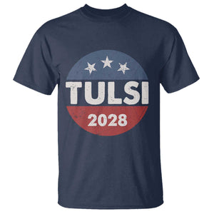 Tulsi Gabbard 2028 T Shirt For President TS02 Navy Print Your Wear