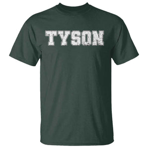 Team Tyson T Shirt Family Personalized Name Retro Vintage Minimalism TS02 Dark Forest Green Print Your Wear