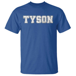Team Tyson T Shirt Family Personalized Name Retro Vintage Minimalism TS02 Royal Blue Print Your Wear