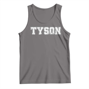 Team Tyson Tank Top Family Personalized Name Retro Vintage Minimalism TS02 Deep Heather Print Your Wear
