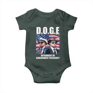Trump Elon 2024 Baby Onesie D.O.G.E Department Of Government Efficiency TS02 Print Your Wear