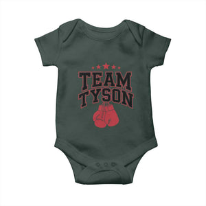 Team Tyson Baby Onesie Family Personalized Name Retro Red TS02 Print Your Wear
