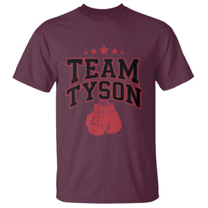Team Tyson T Shirt Family Personalized Name Retro Red TS02 Maroon Print Your Wear