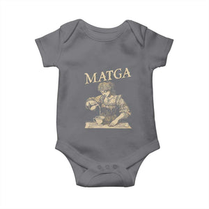 MATGA Make Aqua Tofana Great Again Baby Onesie Funny Feminist Retro Vintage TS02 Charcoal Print Your Wear