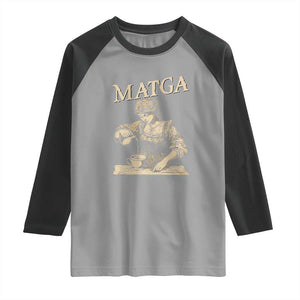 MATGA Make Aqua Tofana Great Again Raglan Shirt Funny Feminist Retro Vintage TS02 Sport Gray Black Print Your Wear