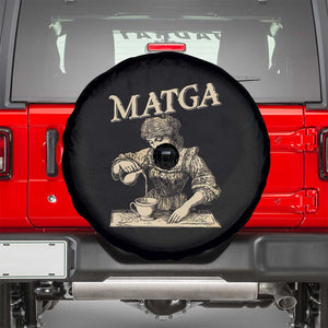 MATGA Make Aqua Tofana Great Again Spare Tire Cover Funny Feminist Retro Vintage TS02 Black Print Your Wear
