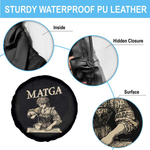 MATGA Make Aqua Tofana Great Again Spare Tire Cover Funny Feminist Retro Vintage TS02 Print Your Wear