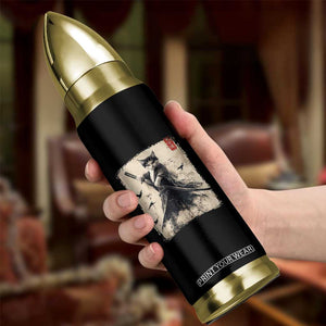 Samurai Cat Graphic Bullet Tumbler Warrior Vintage Japanese Art Anime TS02 Print Your Wear