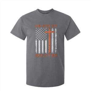 Good Better Best American Flag T Shirt For Kid Inspirational Motivational Christian Faith Cross TS02 Charcoal Print Your Wear