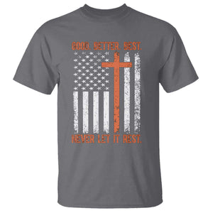 Good Better Best American Flag T Shirt Inspirational Motivational Christian Faith Cross TS02 Charcoal Print Your Wear