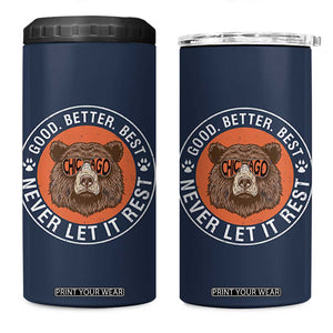 Good Better Best Retro Badge 4 in 1 Can Cooler Tumbler Motivational CFB Never Let It Rest TS02 One Size: 16 oz Navy Print Your Wear