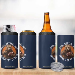 Good Better Best Retro 4 in 1 Can Cooler Tumbler Motivational CFB Never Let It Rest TS02 Print Your Wear