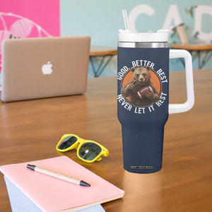 Good Better Best Retro Tumbler With Handle Motivational CFB Never Let It Rest TS02 Print Your Wear