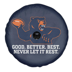 Good Better Best Motivational CFB Spare Tire Cover Never Let It Rest TS02 Print Your Wear
