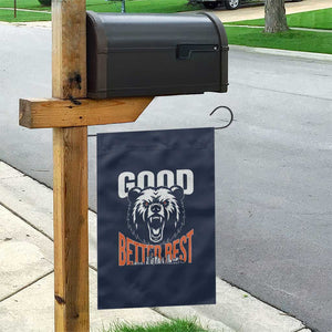 Good Better Best Graphic Garden Flag Motivational Sports Fan Chicago Skyline TS02 Print Your Wear