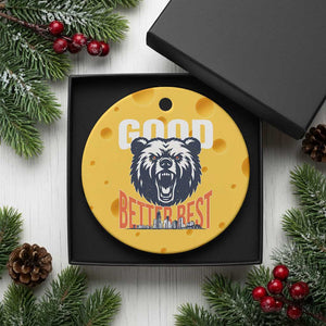 Good Better Best Graphic Ceramic Ornament Motivational Sports Fan Chicago Skyline TS02 1pc Yellow Cheese Print Your Wear