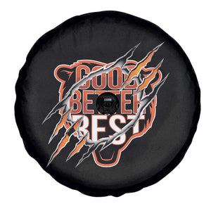 Good Better Best Graphic Spare Tire Cover Motivational Football Fans TS02 Print Your Wear