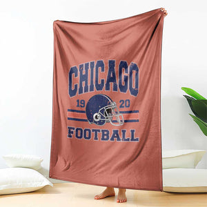 Chicago Football Lover Throw Blanket Windy City Pride Sports Fan TS02 Print Your Wear