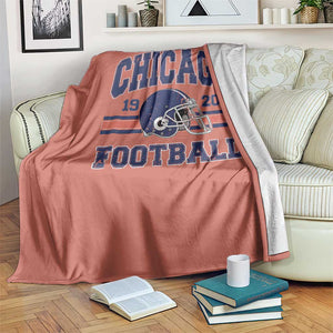 Chicago Football Lover Throw Blanket Windy City Pride Sports Fan TS02 Print Your Wear
