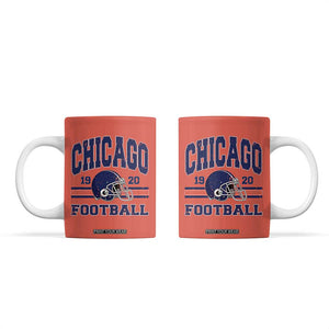 Chicago Football Lover Coffee Mug Windy City Pride Sports Fan TS02 Orange Print Your Wear