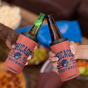 Chicago Football Lover 4 in 1 Can Cooler Tumbler Windy City Pride Sports Fan TS02 Print Your Wear