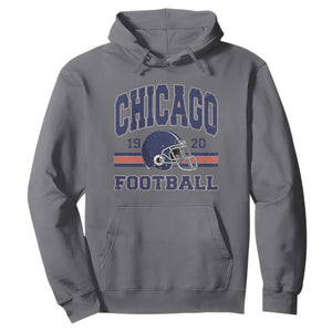 Chicago Football Lover Hoodie Windy City Pride Sports Fan TS02 Charcoal Print Your Wear