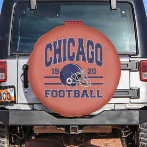Chicago Football Lover Spare Tire Cover Windy City Pride Sports Fan TS02 No hole Orange Print Your Wear