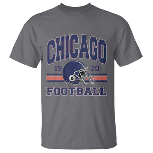 Chicago Football Lover T Shirt Windy City Pride Sports Fan TS02 Charcoal Print Your Wear
