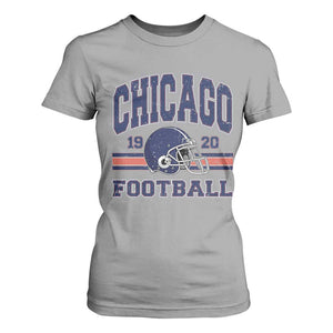 Chicago Football Lover T Shirt For Women Windy City Pride Sports Fan TS02 Sport Gray Print Your Wear