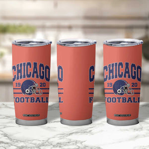 Chicago Football Lover Tumbler Cup Windy City Pride Sports Fan TS02 Print Your Wear