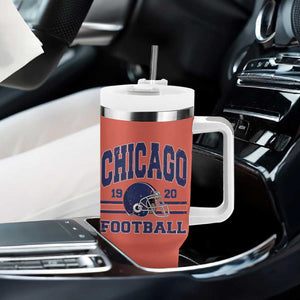 Chicago Football Lover Tumbler With Handle Windy City Pride Sports Fan TS02 Print Your Wear
