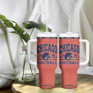 Chicago Football Lover Tumbler With Handle Windy City Pride Sports Fan TS02 Print Your Wear
