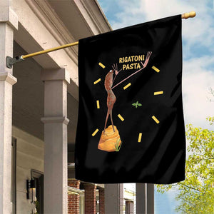 Funny Rigatoni Pasta Marcus The Worm Garden Flag Dramatic Pasta Lover Foodie Meme TS02 Print Your Wear