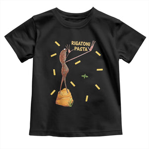 Funny Rigatoni Pasta Marcus The Worm Toddler T Shirt Dramatic Pasta Lover Foodie Meme TS02 Black Print Your Wear